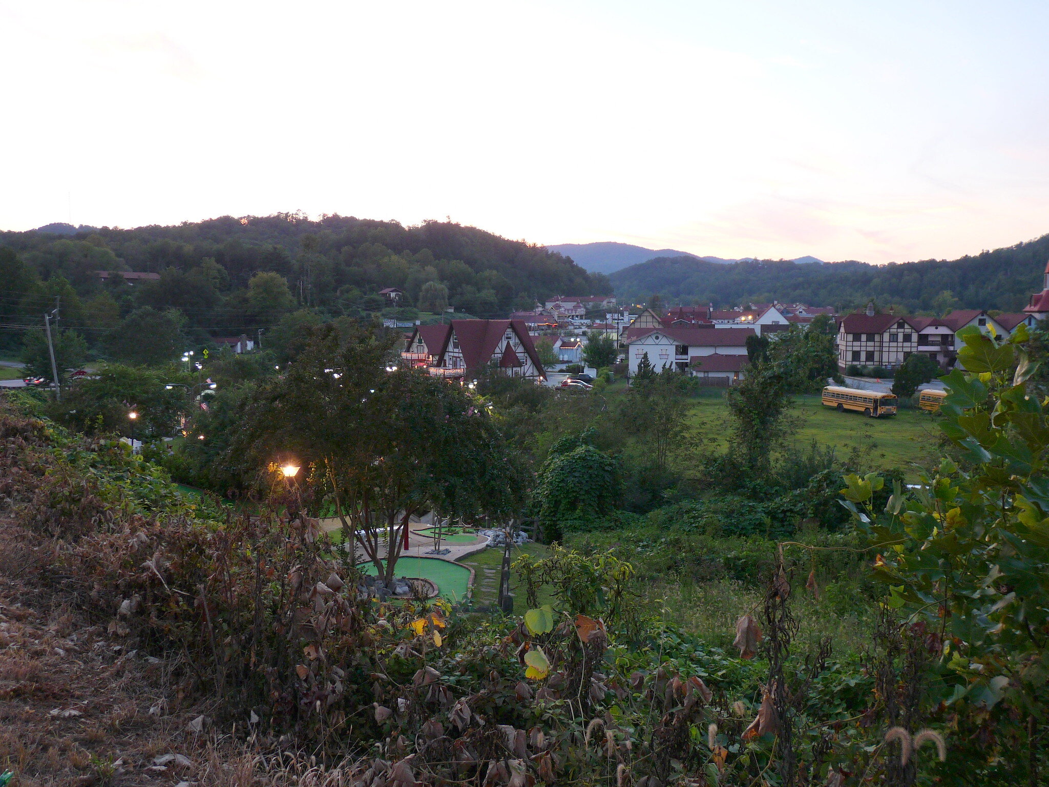View of the Bavarian-style village in Helen, GA